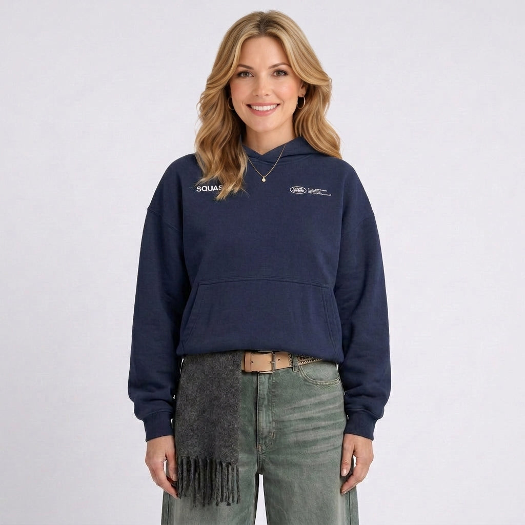 Oversized Hoodie – Cotton Blend Pullover Casual Sweatshirt