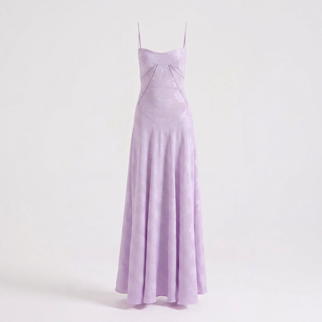 Maxi Dress – Sweetheart Strap Flared Style