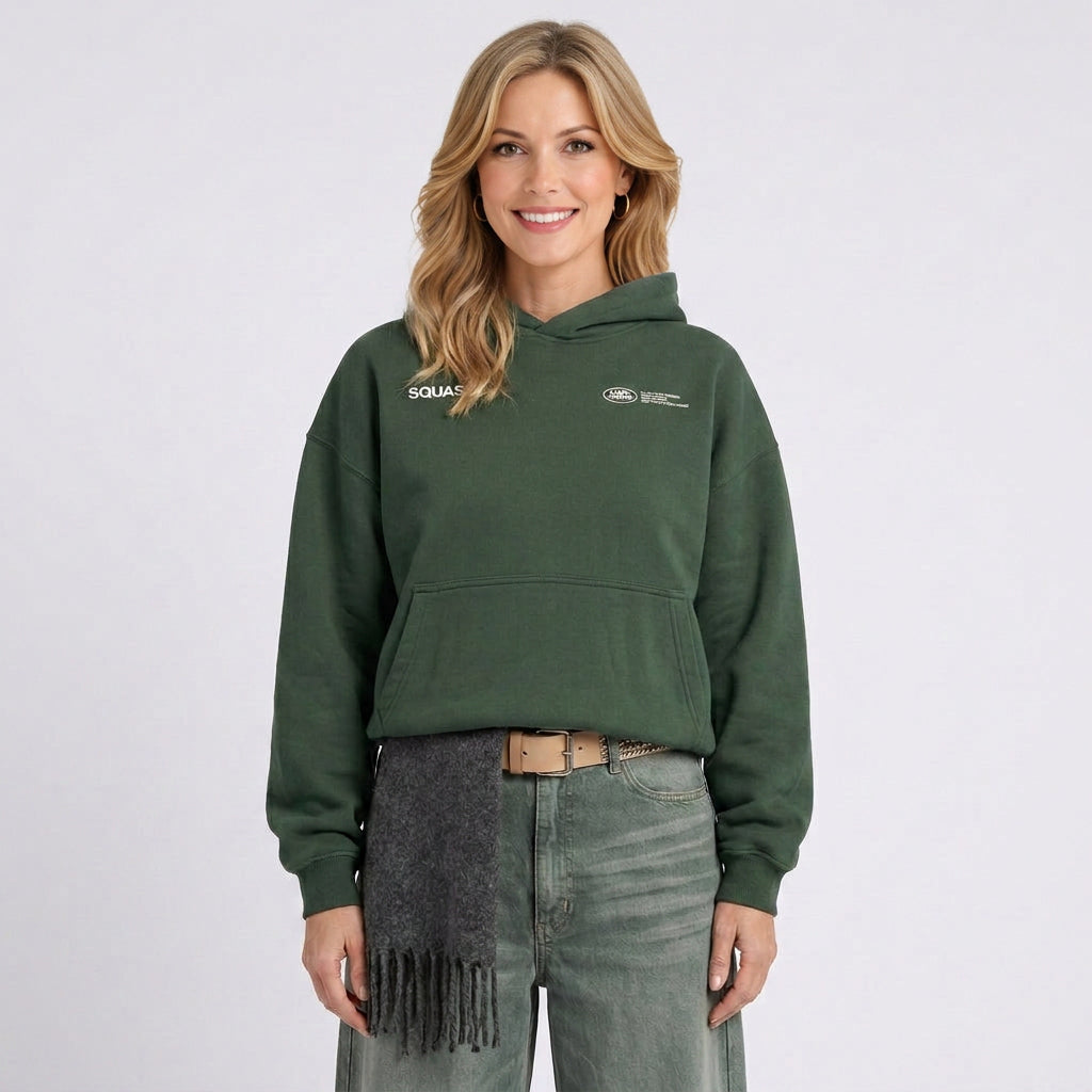 Oversized Hoodie – Cotton Blend Pullover Casual Sweatshirt