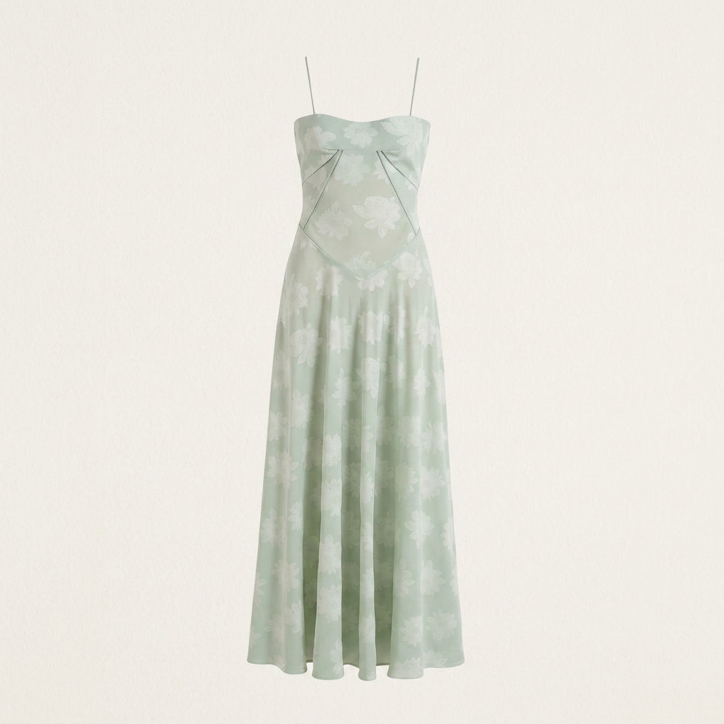 Maxi Dress – Sweetheart Strap Flared Style