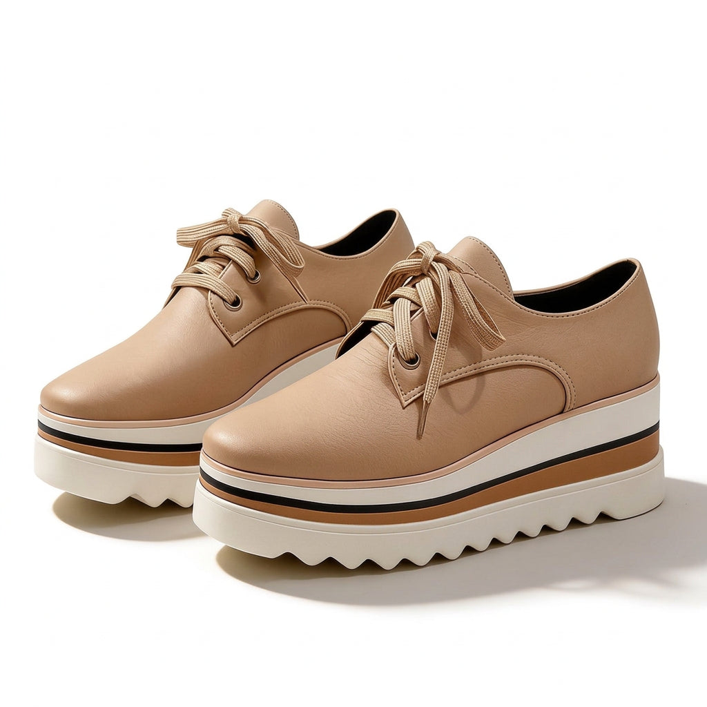 Sneakers – Platform Lace-Up Everyday Style