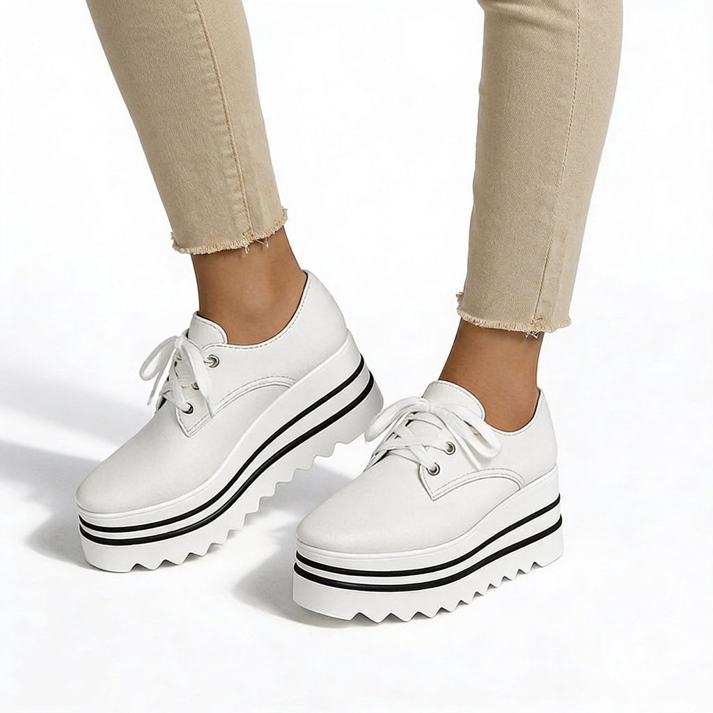 Sneakers – Platform Lace-Up Everyday Style