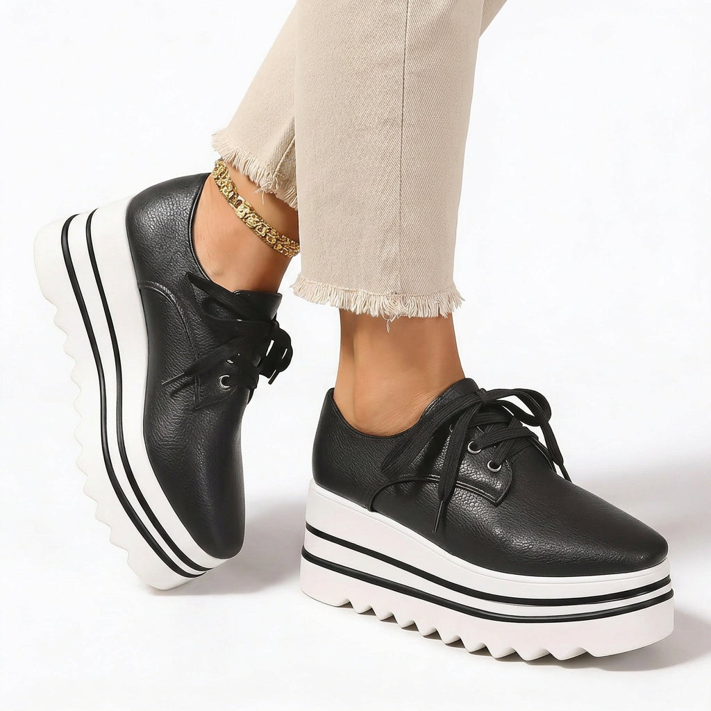 Sneakers – Platform Lace-Up Everyday Style