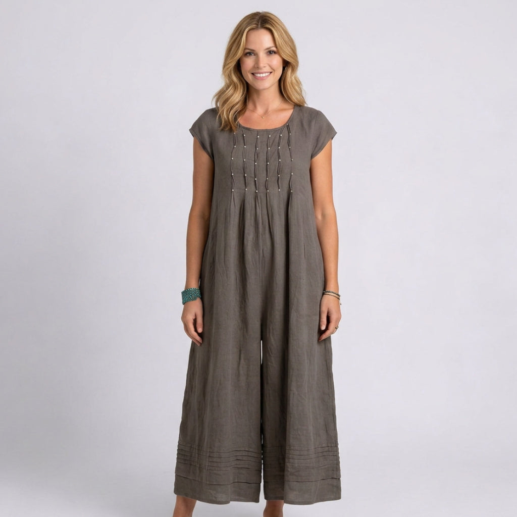 Jumpsuit – Embellished Wide Leg Relaxed Style