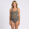 Swimsuit – Printed Tankini High Waist Style