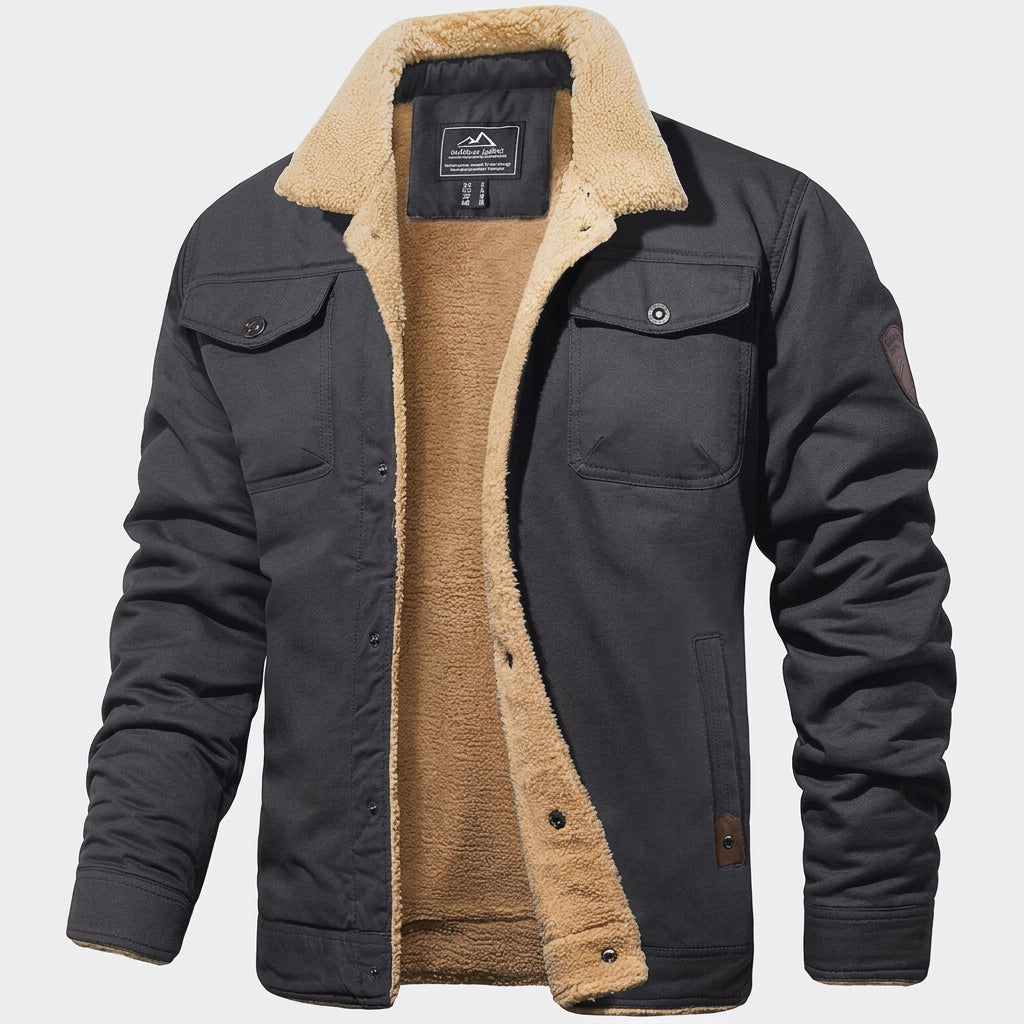 Men’s Sherpa Lined Utility Jacket