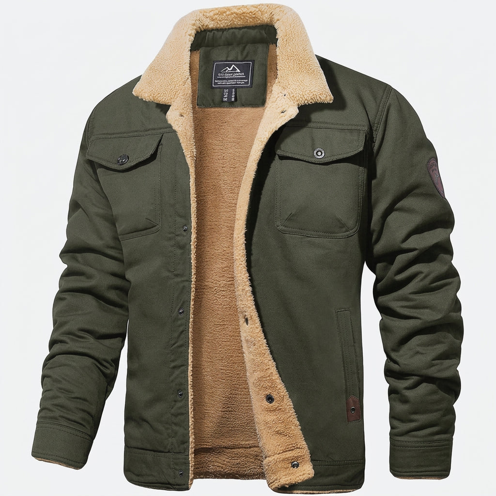 Men’s Sherpa Lined Utility Jacket