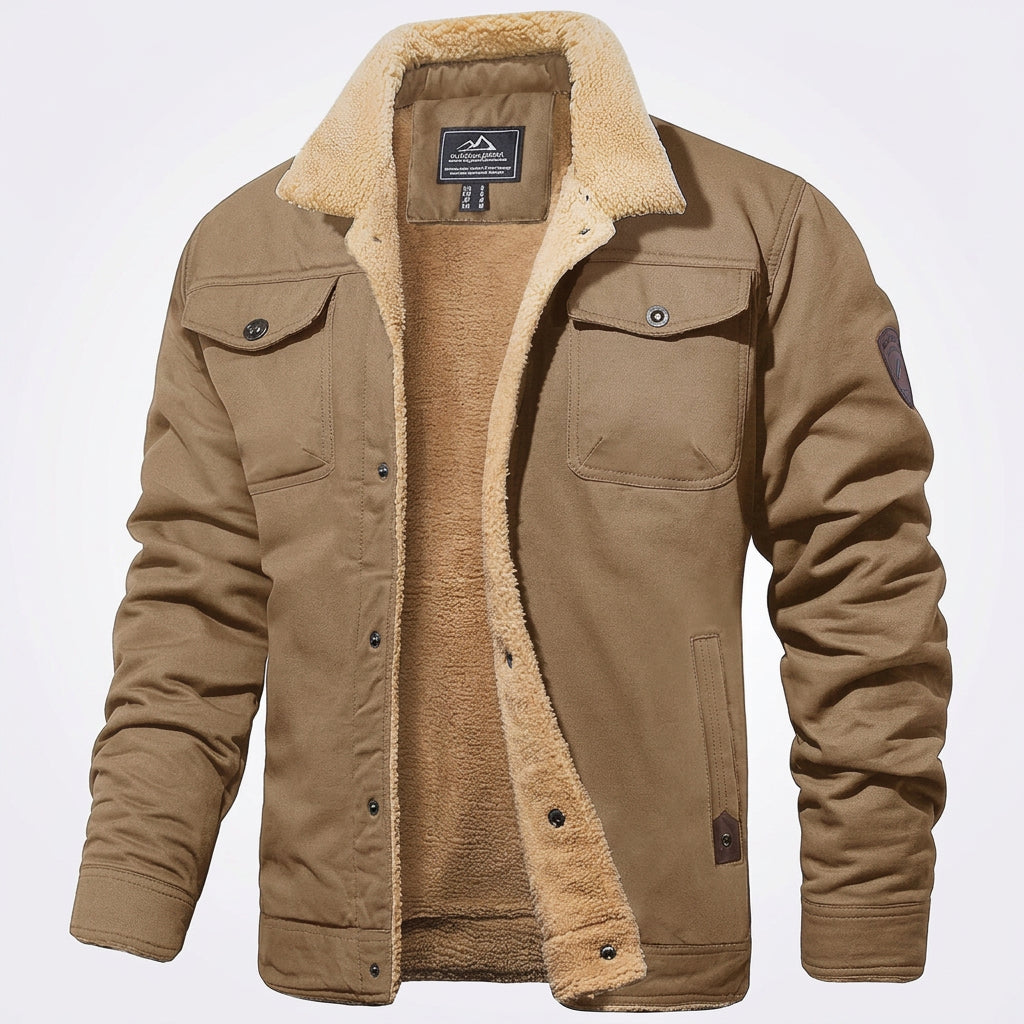 Men’s Sherpa Lined Utility Jacket