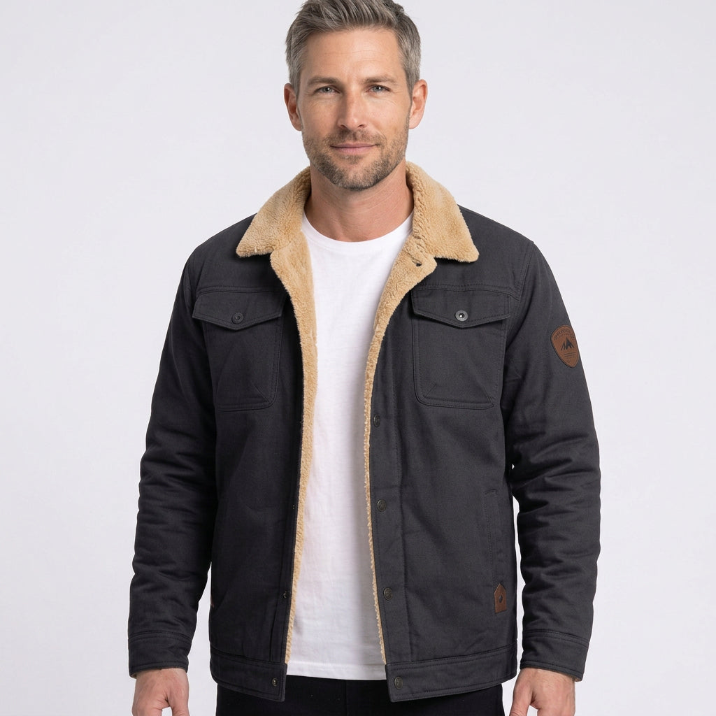 Men’s Sherpa Lined Utility Jacket