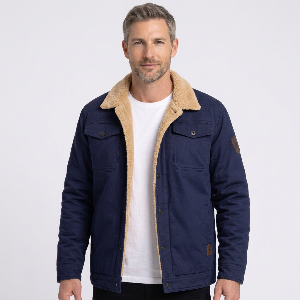 Men’s Sherpa Lined Utility Jacket