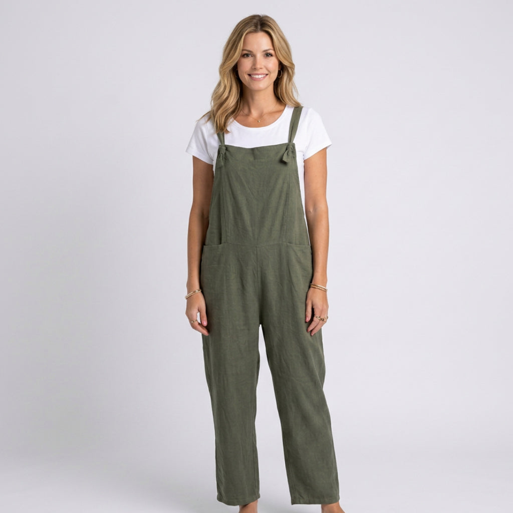 Jumpsuit – Relaxed Strap Utility Style