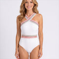 Swimsuit – Cross Strap Ribbed Style