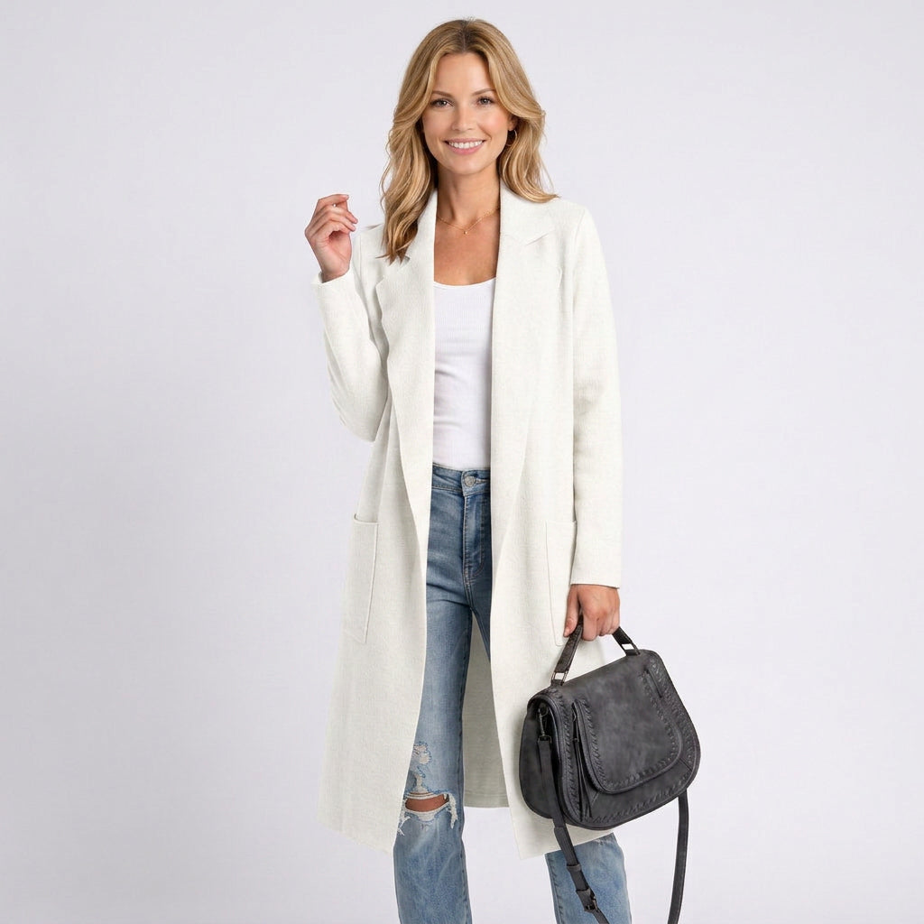 Coat – Longline Open Front Everyday Style