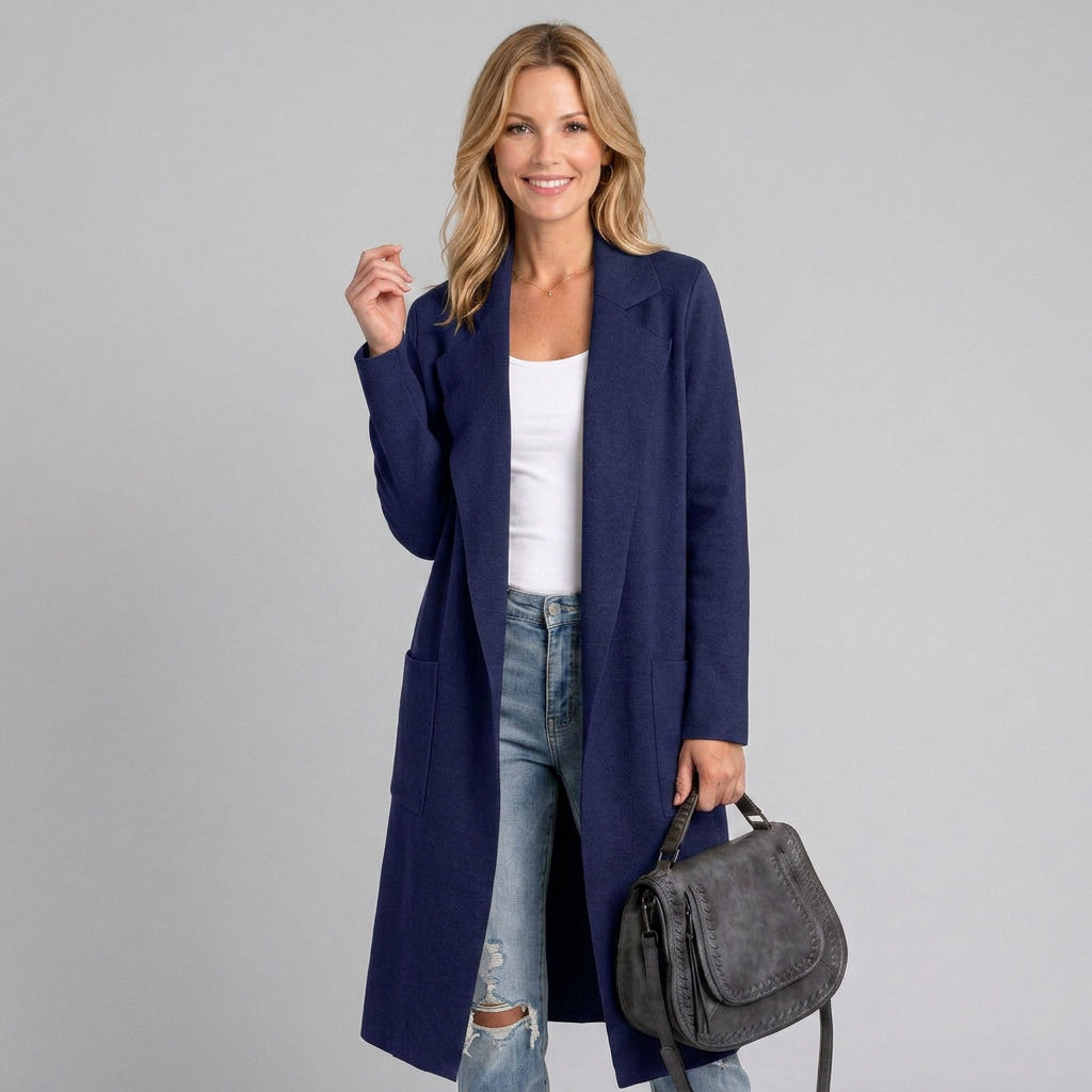 Coat – Longline Open Front Everyday Style