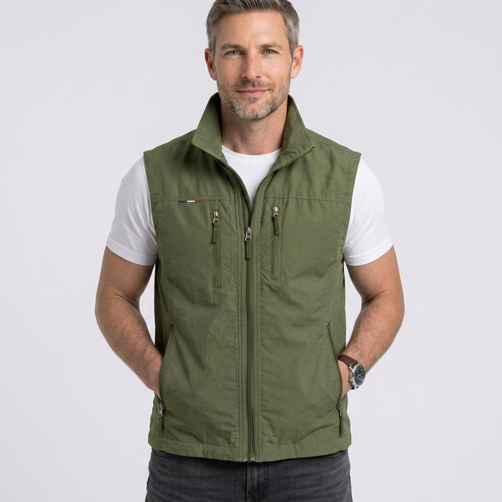 Men’s Outdoor Zip-Up Vest