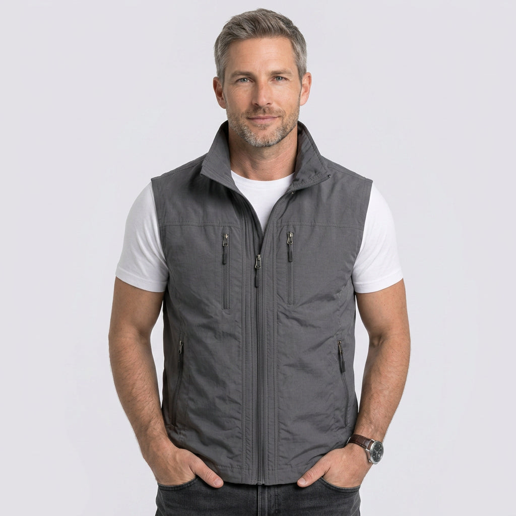 Men’s Outdoor Zip-Up Vest