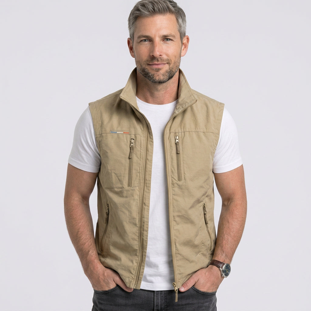 Men’s Outdoor Zip-Up Vest