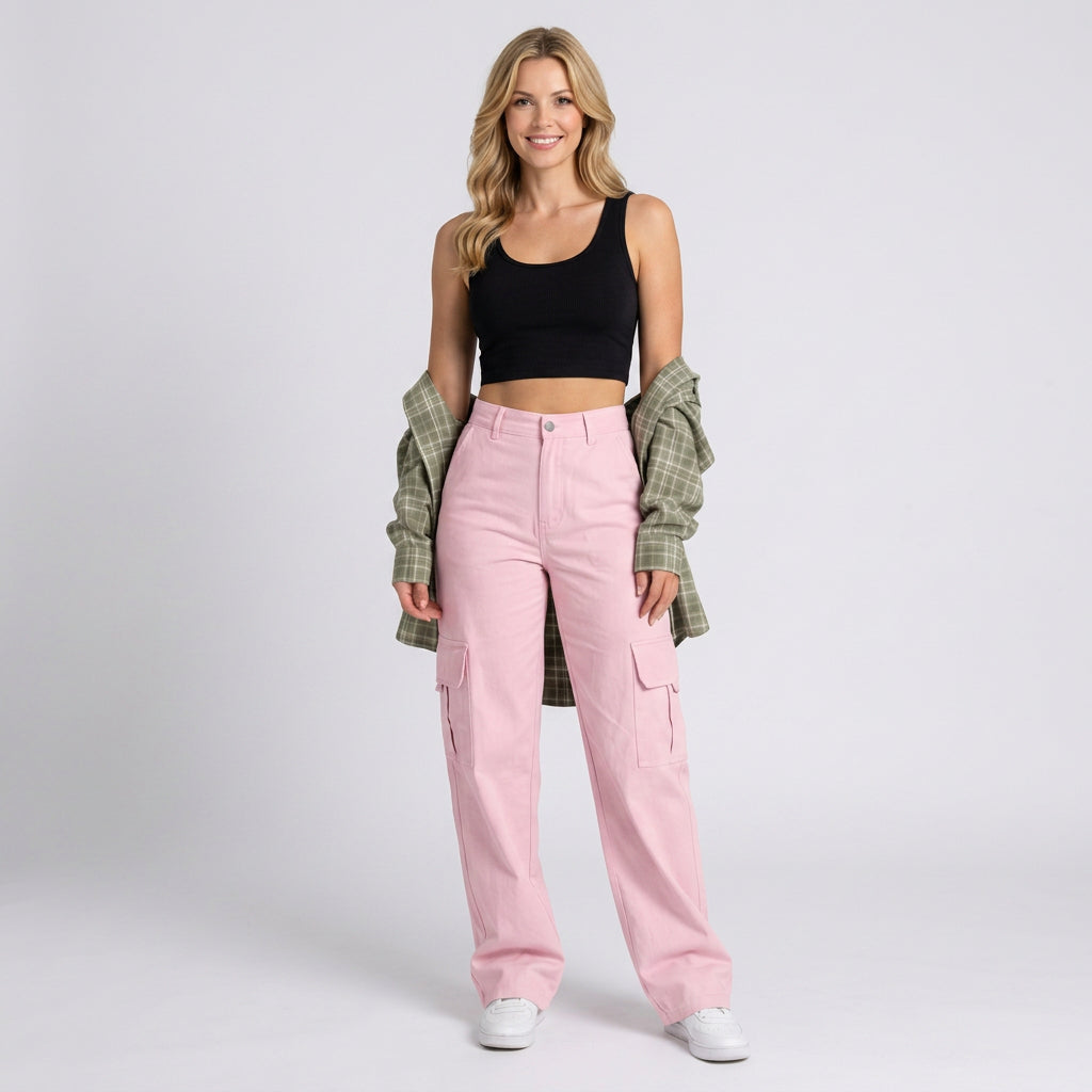 Trousers – Cargo Wide Leg Everyday Style