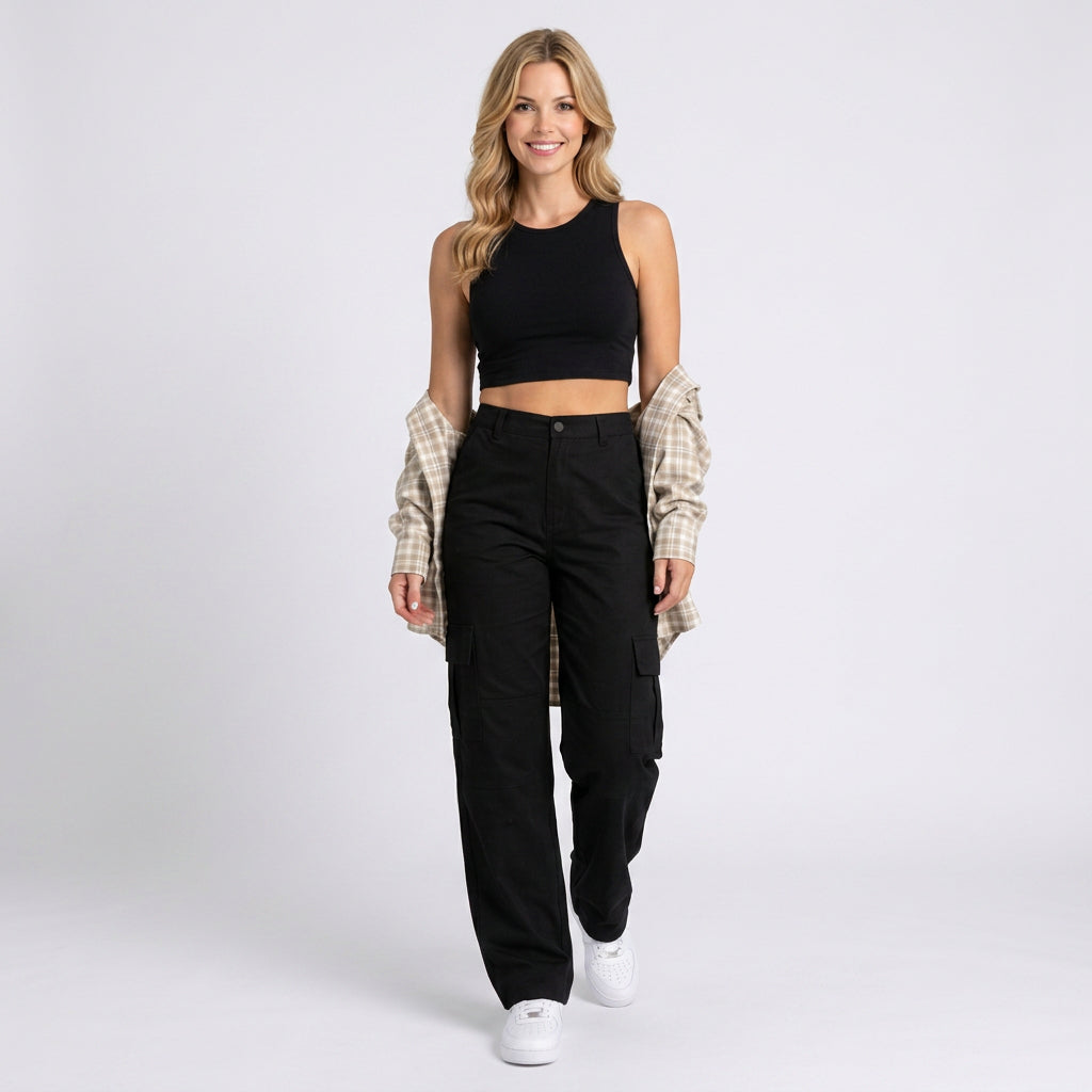 Trousers – Cargo Wide Leg Everyday Style