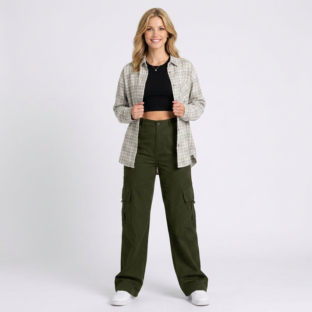 Trousers – Cargo Wide Leg Everyday Style