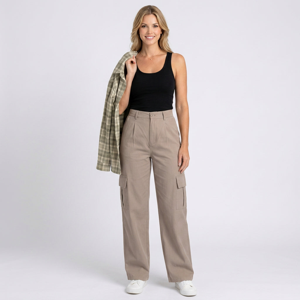 Trousers – Cargo Wide Leg Everyday Style