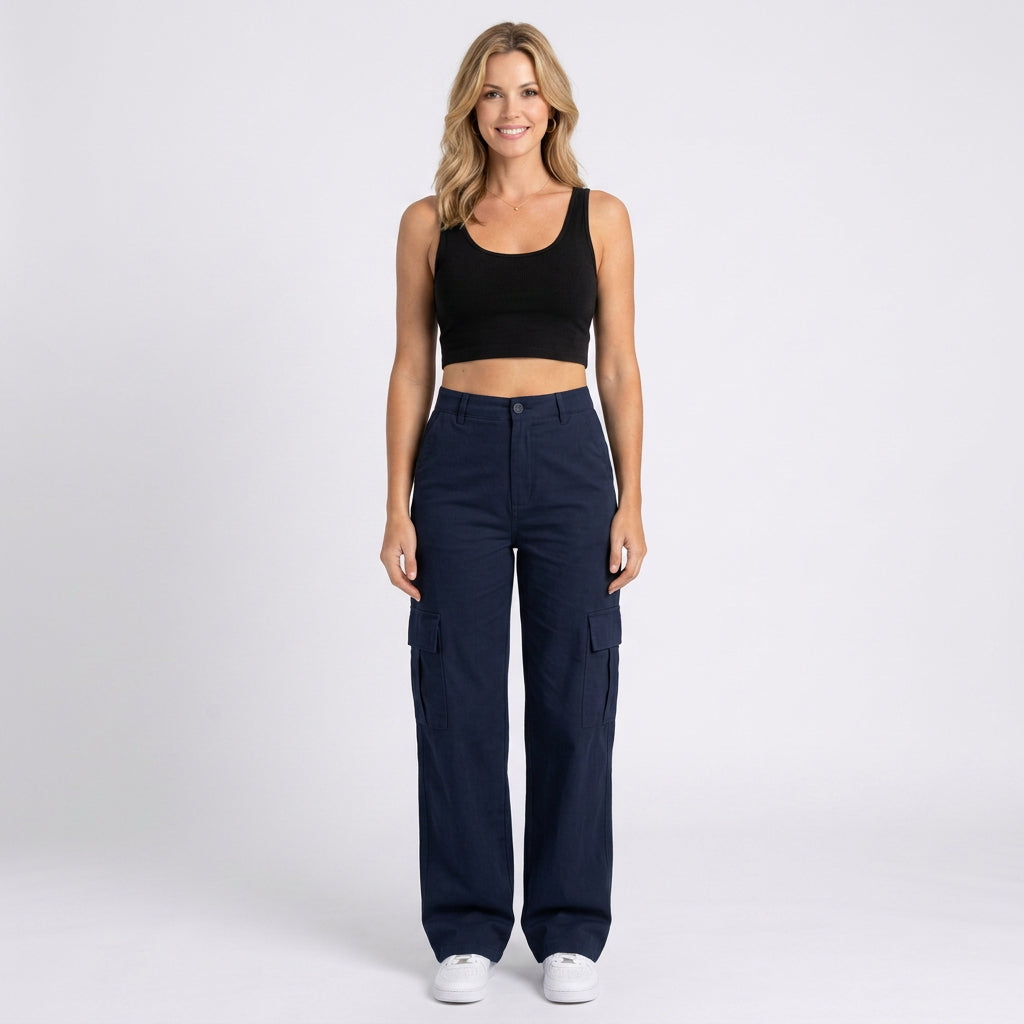 Trousers – Cargo Wide Leg Everyday Style