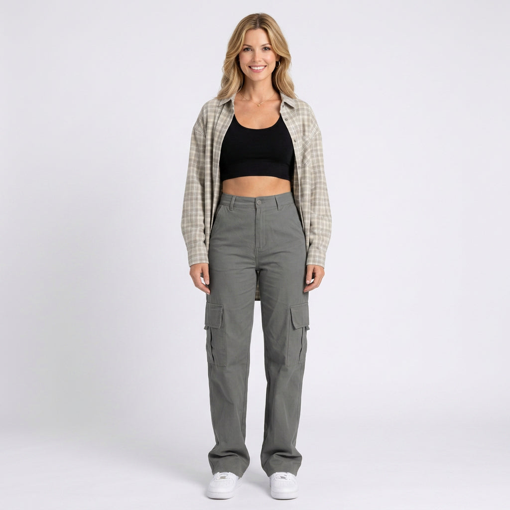 Trousers – Cargo Wide Leg Everyday Style