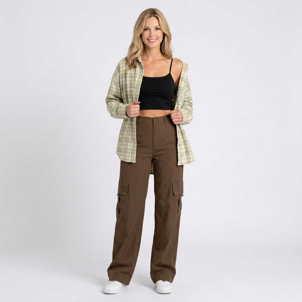 Trousers – Cargo Wide Leg Everyday Style