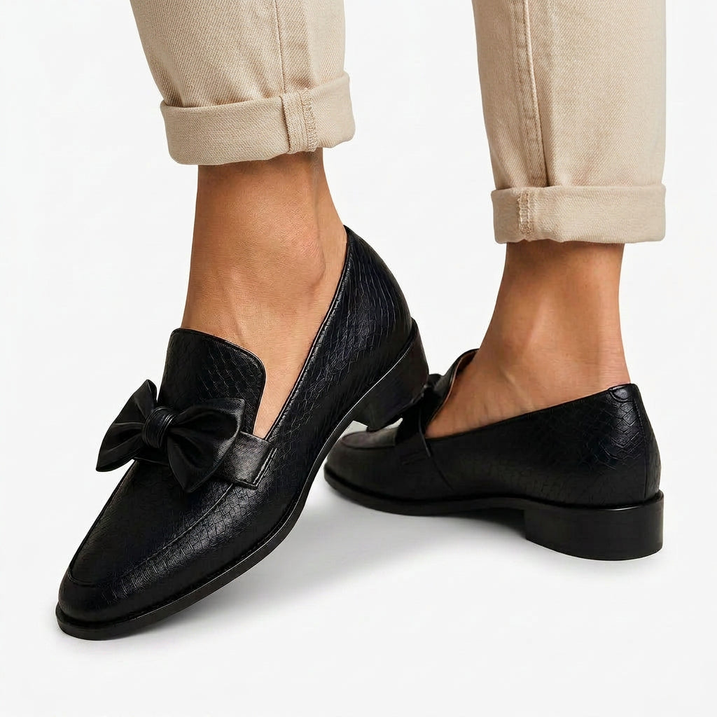 Women Bow Loafers