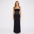 Dress – Lace Panel Evening Maxi Dress