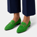 Horsebit Pointed Loafer Flats