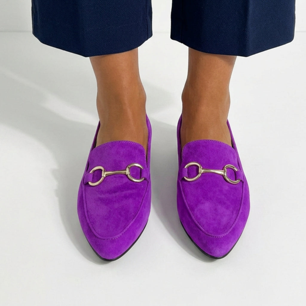 Horsebit Pointed Loafer Flats