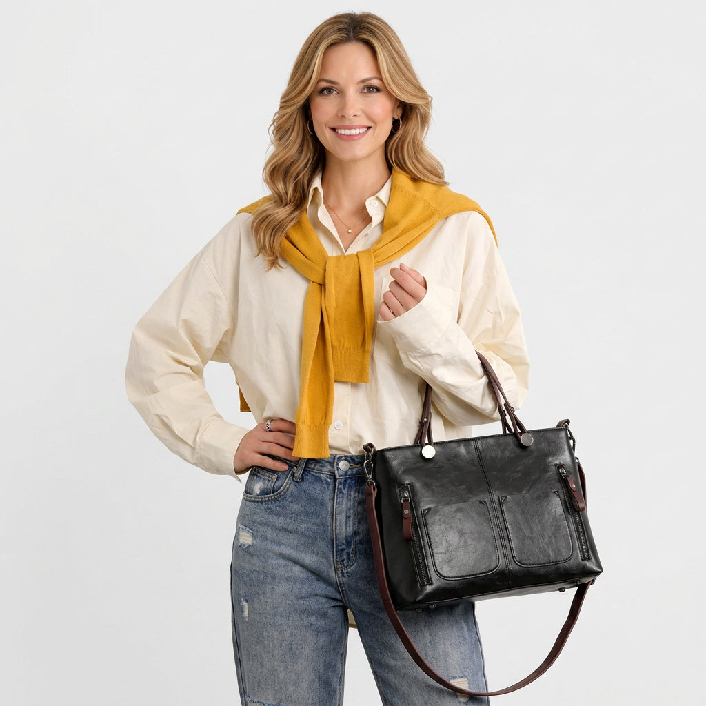 Vintage Utility Tote Bag