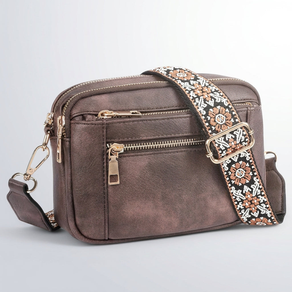 Vintage Crossbody Utility Bag