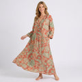 Vintage Floral Maxi Dress