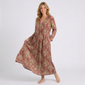 Vintage Floral Maxi Dress