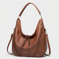 Perforated Hobo Shoulder Bag