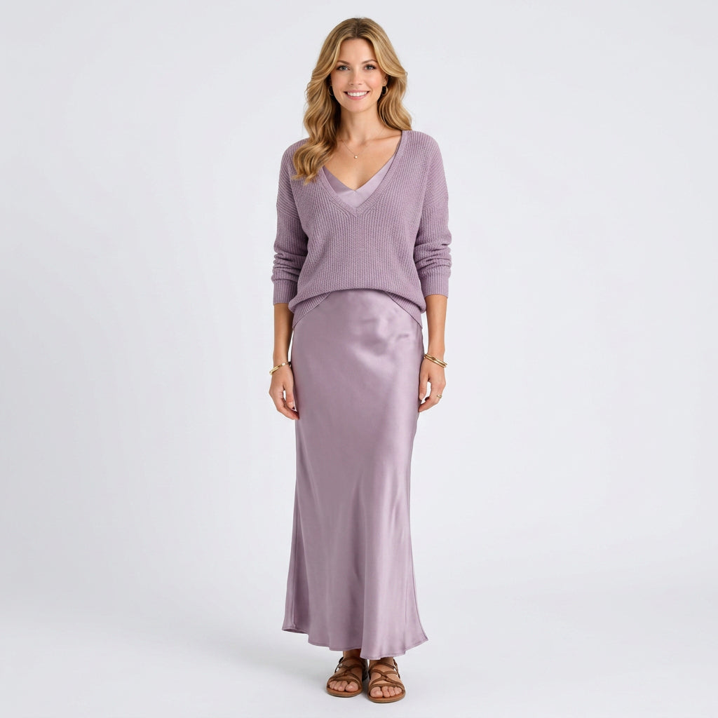 Satin Slip Maxi Dress