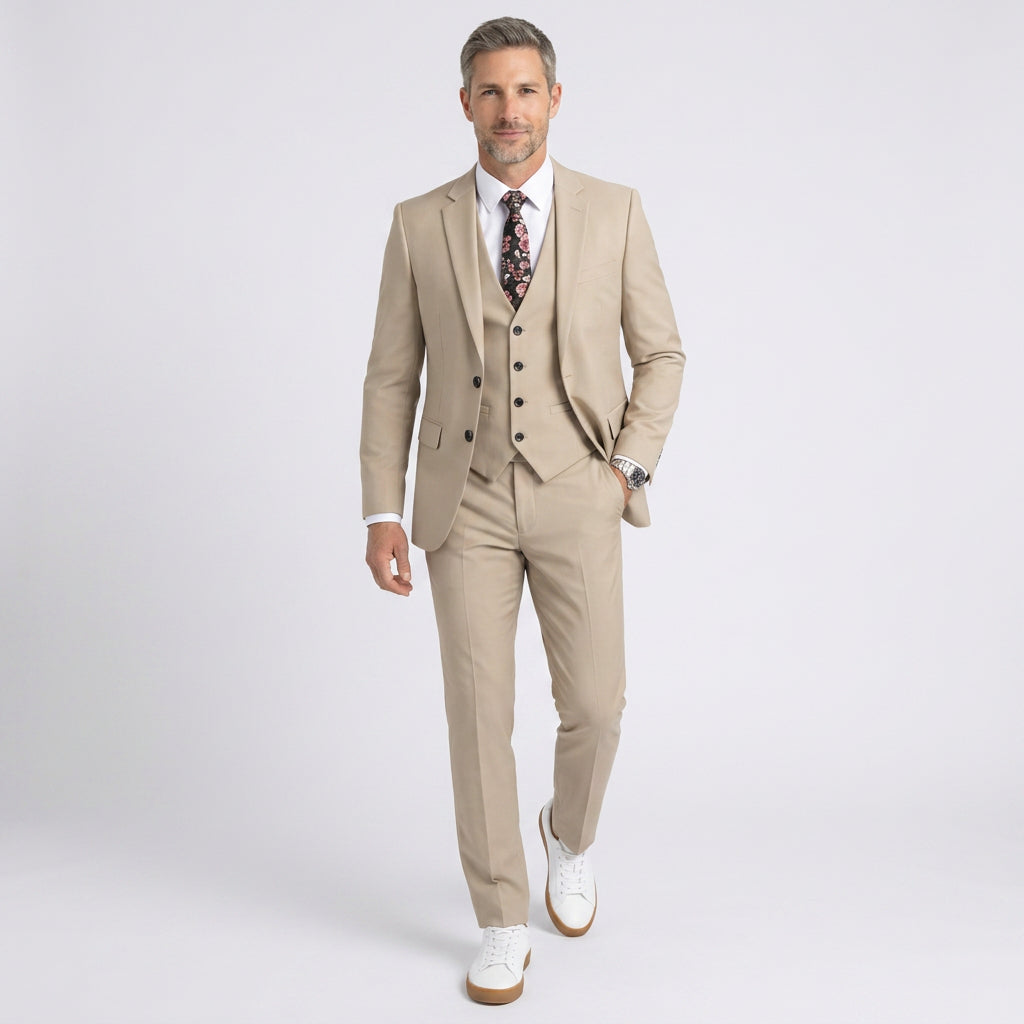 Men’s Three-Piece Formal Suit Set
