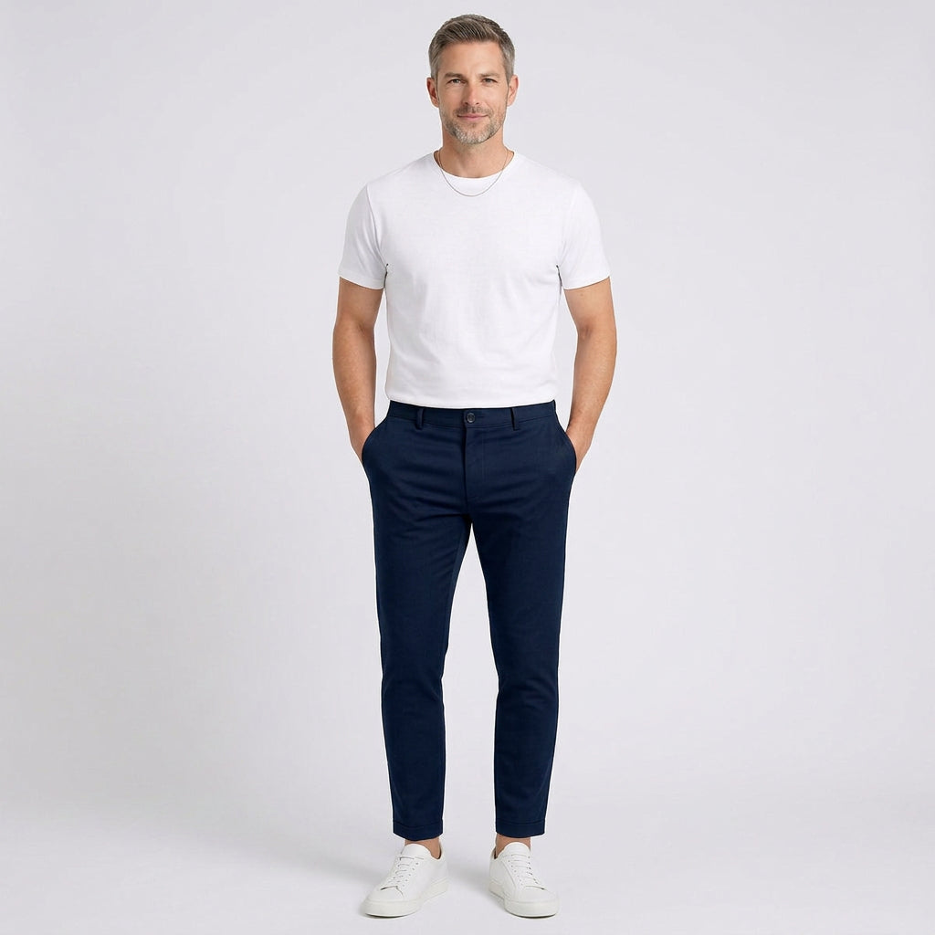 Tailored Slim-Fit Trousers