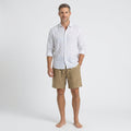 Relaxed Drawstring Linen Shorts