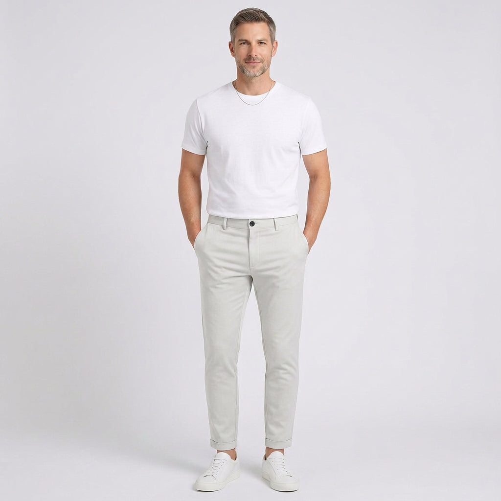 Tailored Slim-Fit Trousers