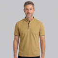 Men’s Collarless Polo Shirt