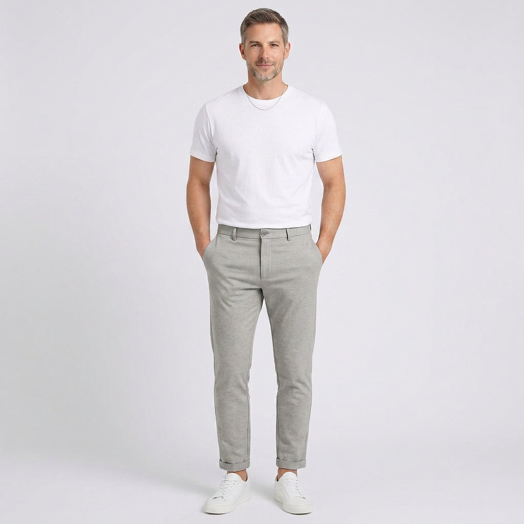 Tailored Slim-Fit Trousers