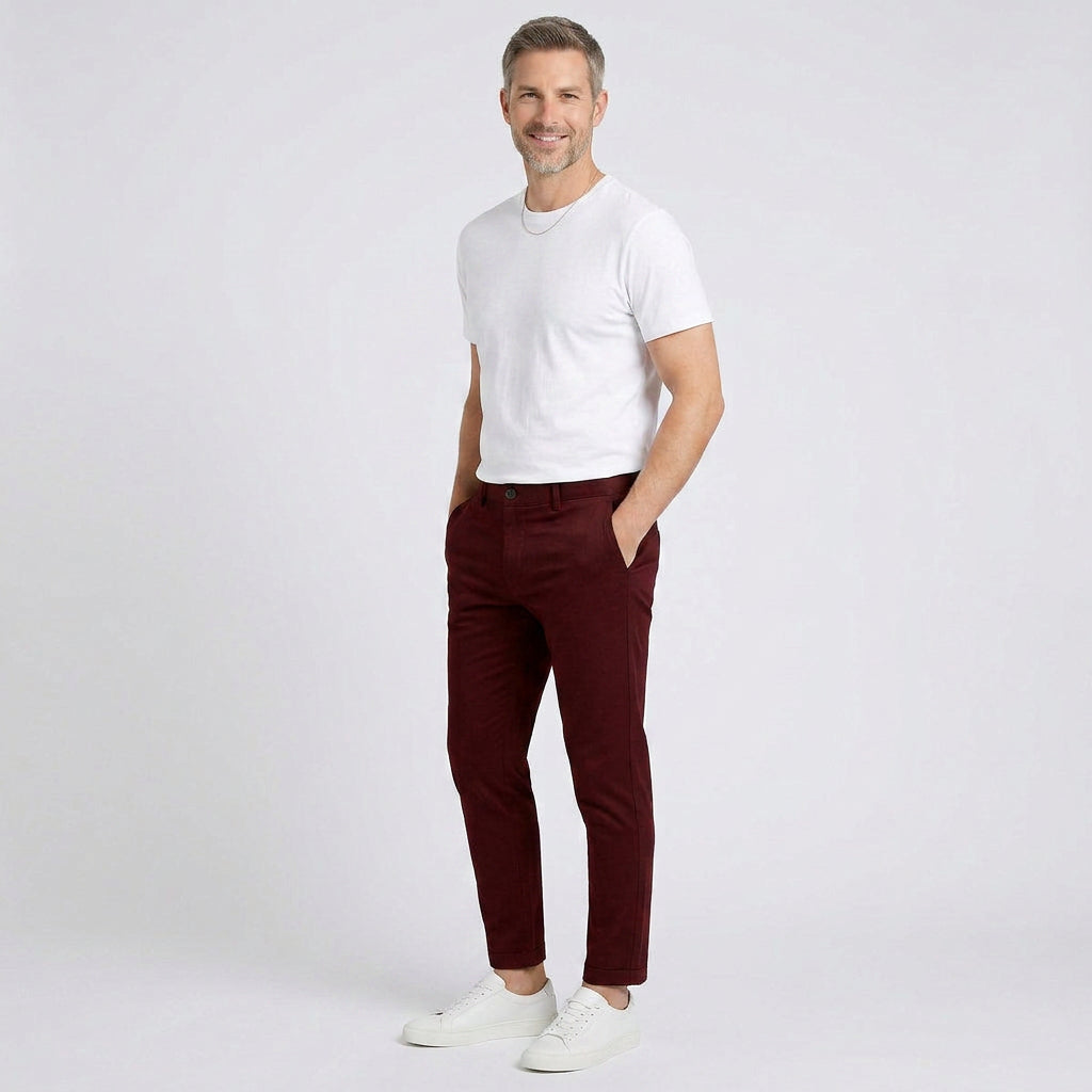 Tailored Slim-Fit Trousers