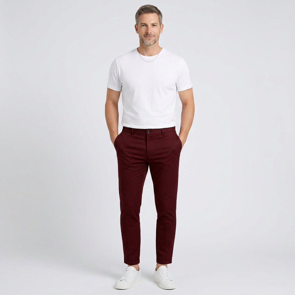 Tailored Slim-Fit Trousers