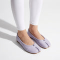 Split-Toe Slip-On Ballet Flat Shoes