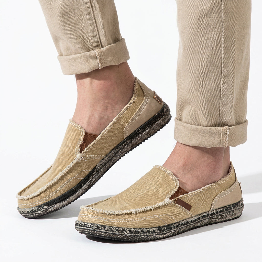 Canvas Slip-On Casual Loafers