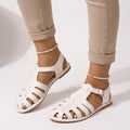 Woven Fisherman Buckle Comfort Sandals