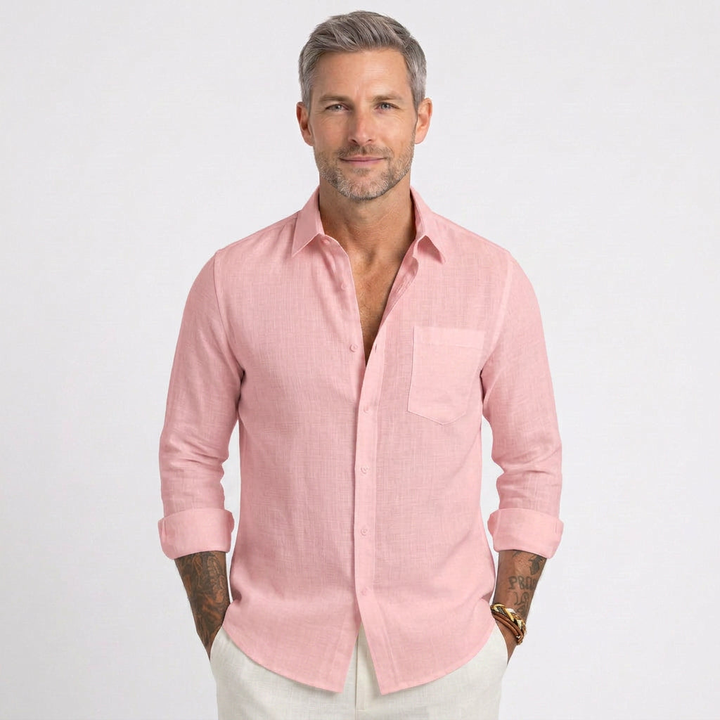 Relaxed Linen Beach Shirt